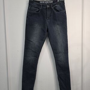 Vintage Genes Blacl Men's Jeans - Dark Blue